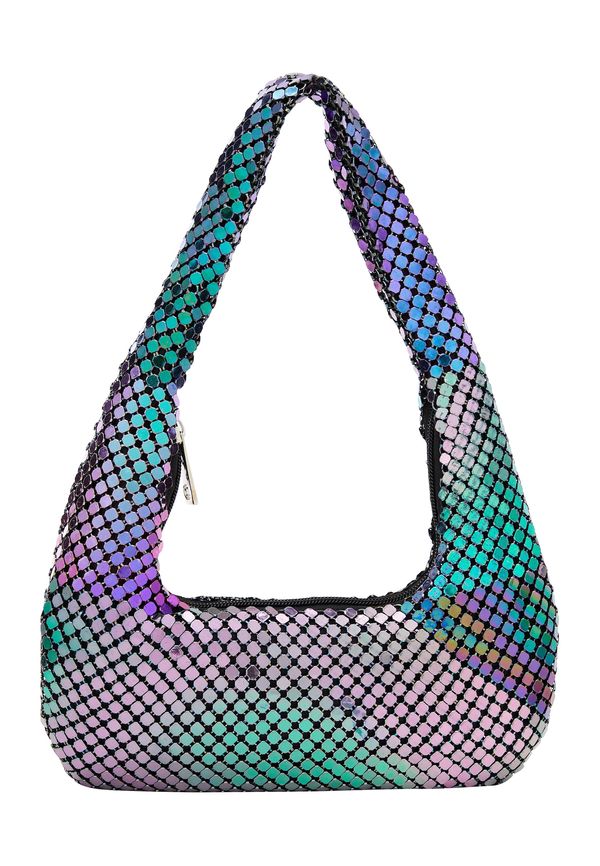 faina faina Ročna torbica  modra / zelena / orhideja / svetlo roza