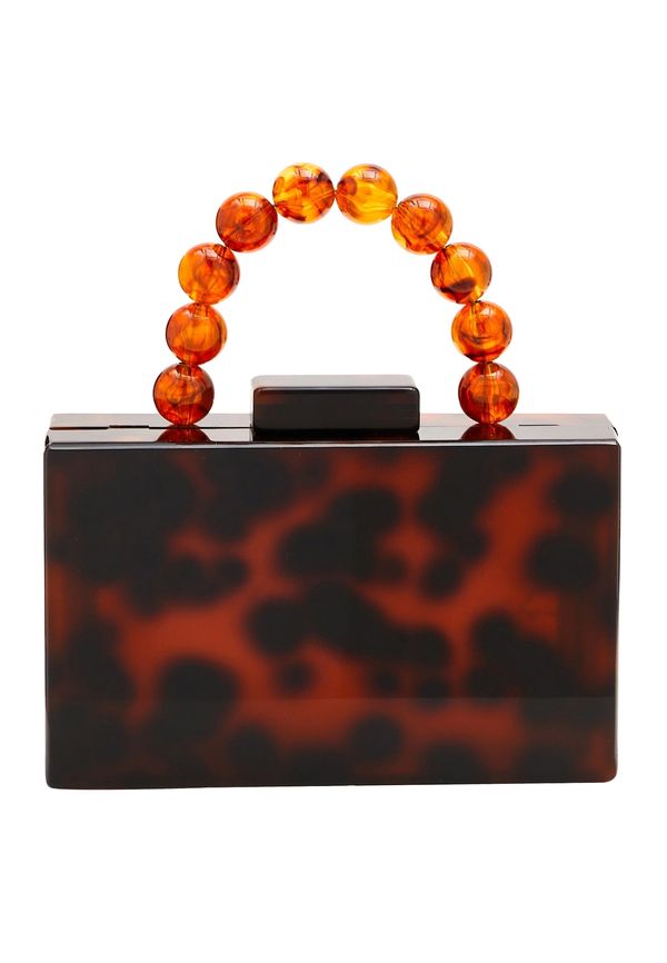 faina faina Ročna torbica  rjasto rjava / črna