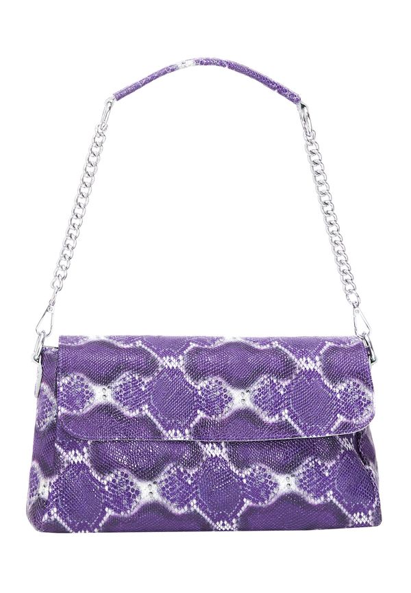 faina faina Torba za čez ramo  lila / temno liila / bela