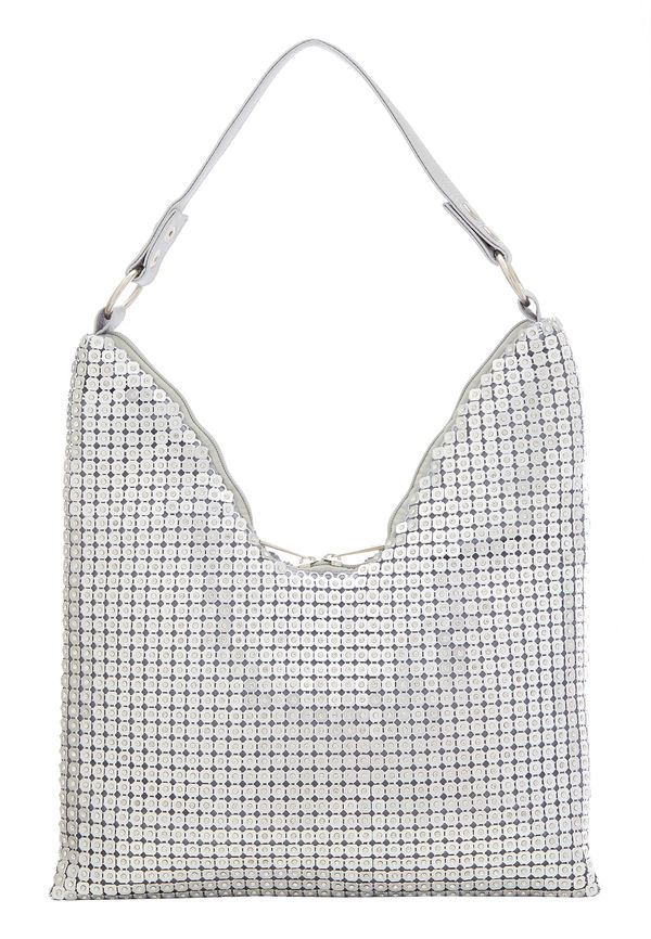 faina faina Torba za čez ramo  srebrna
