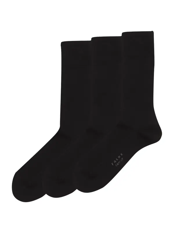 FALKE FALKE Nogavice  temno siva / črna