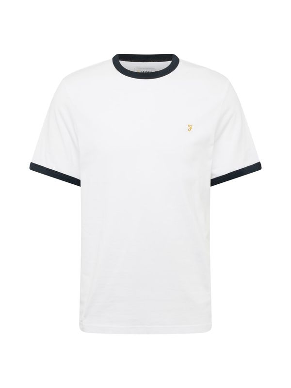 FARAH FARAH Majica 'GROVES'  marine / rumena / bela