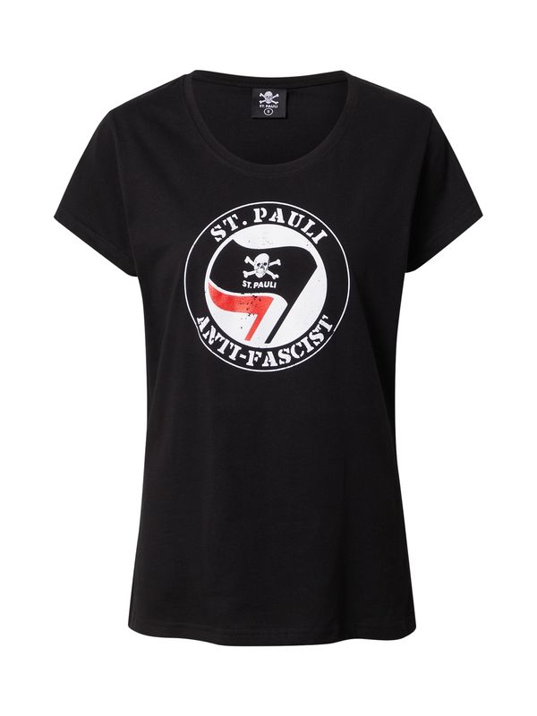 FC St. Pauli FC St. Pauli Majica 'Anti Fascist'  rdeča / črna / bela