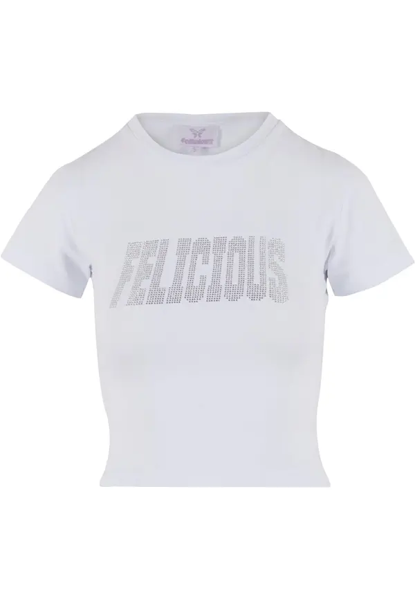 Felicious Felicious Majica  srebrna / bela