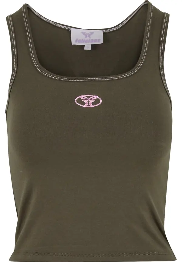 Felicious Felicious Top  zelena / roza