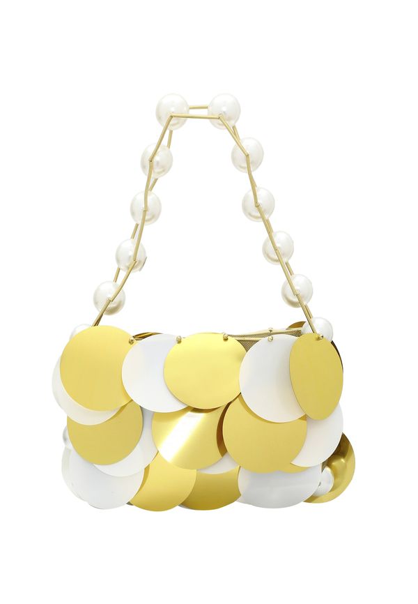 FELIPA FELIPA Ročna torbica  rumena / bela