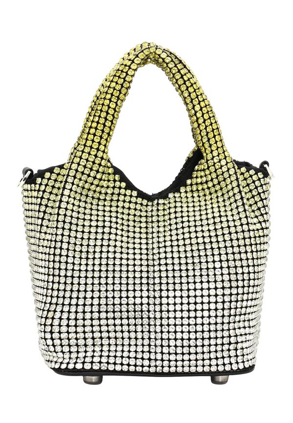 FELIPA FELIPA Ročna torbica  rumena / črna / srebrna