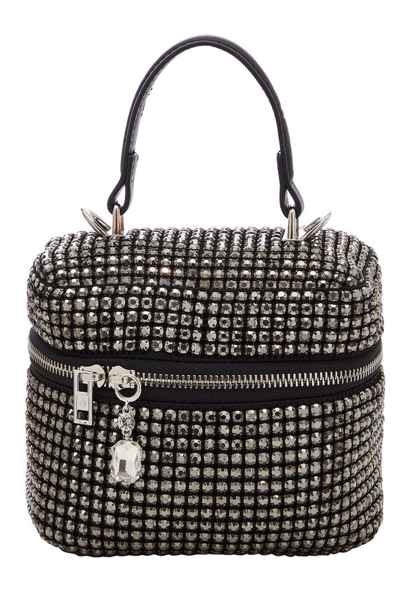 FELIPA FELIPA Ročna torbica  srebrno-siva / črna