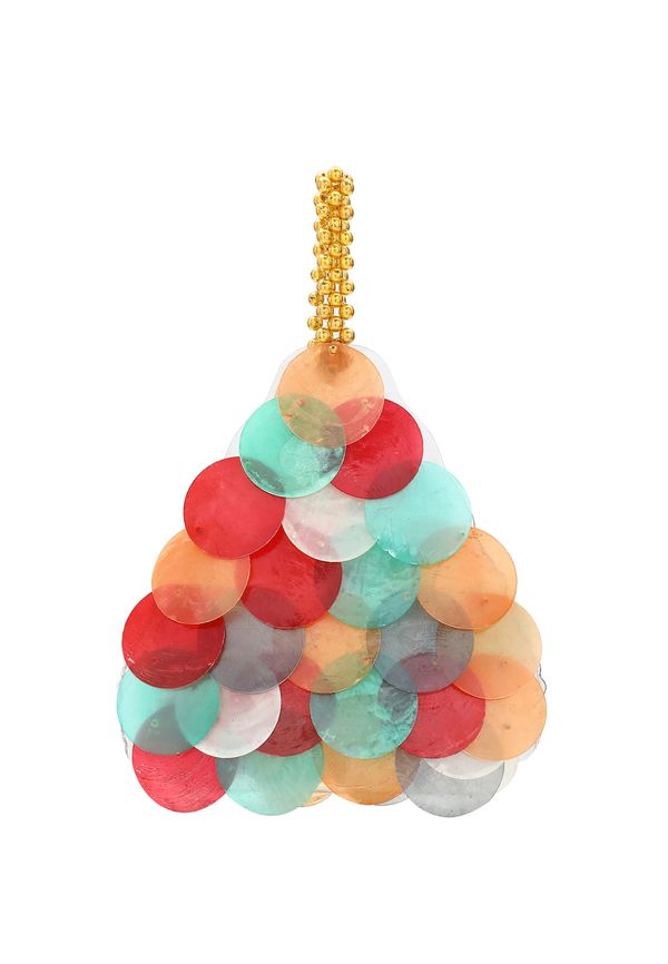 FELIPA FELIPA Ročna torbica  turkizna / zlata / oranžna / rdeča