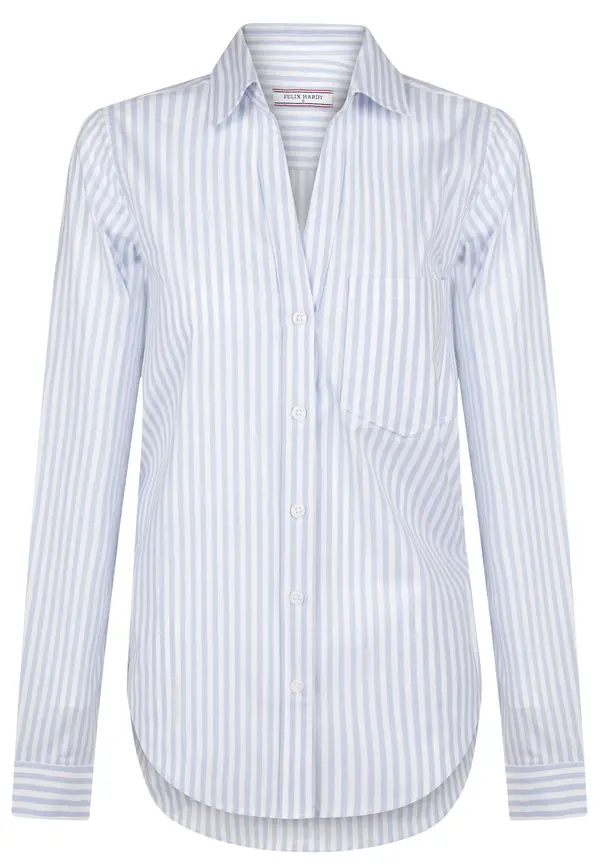 Felix Hardy Felix Hardy Bluza  svetlo modra / bela
