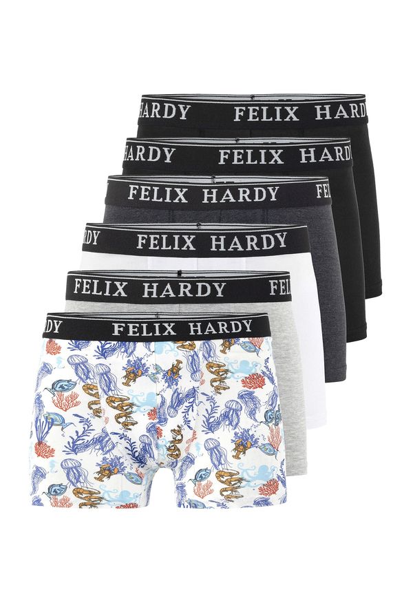 Felix Hardy Felix Hardy Boksarice  svetlo modra / pegasto siva / črna / bela