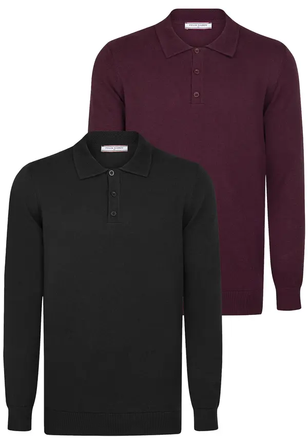 Felix Hardy Felix Hardy Pulover  bordo / črna