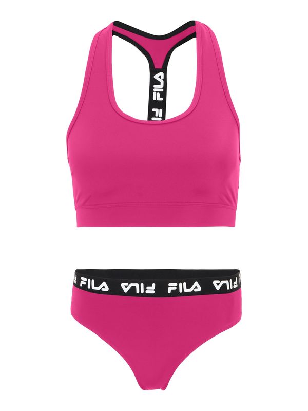 FILA FILA Bikini 'SORANO'  fuksija / črna / bela