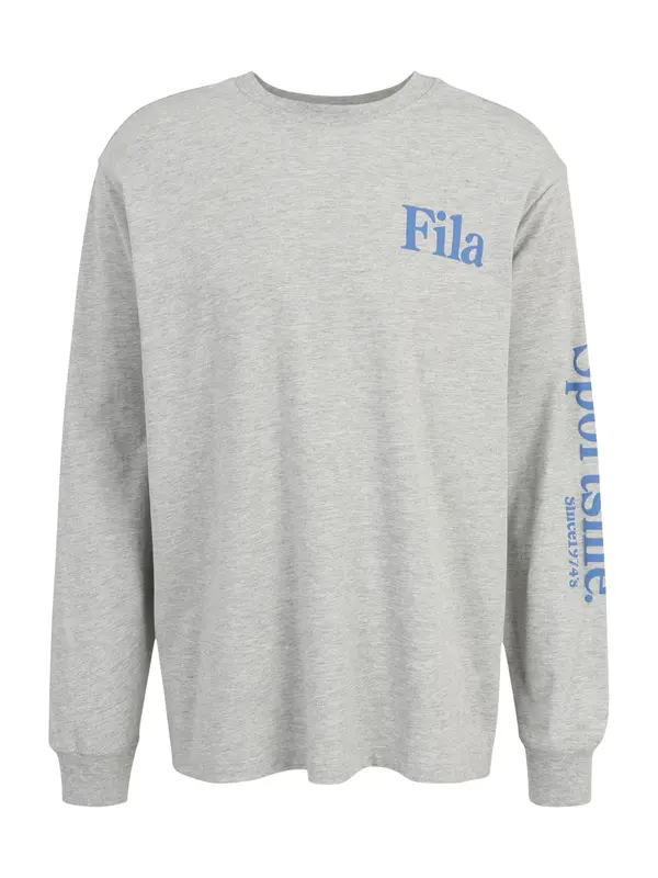 FILA FILA Funkcionalna majica 'LAON'  golobje modra / pegasto siva