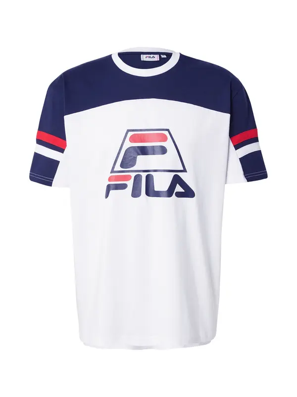 FILA FILA Funkcionalna majica 'LONDERZEEL'  temno modra / rdeča / bela