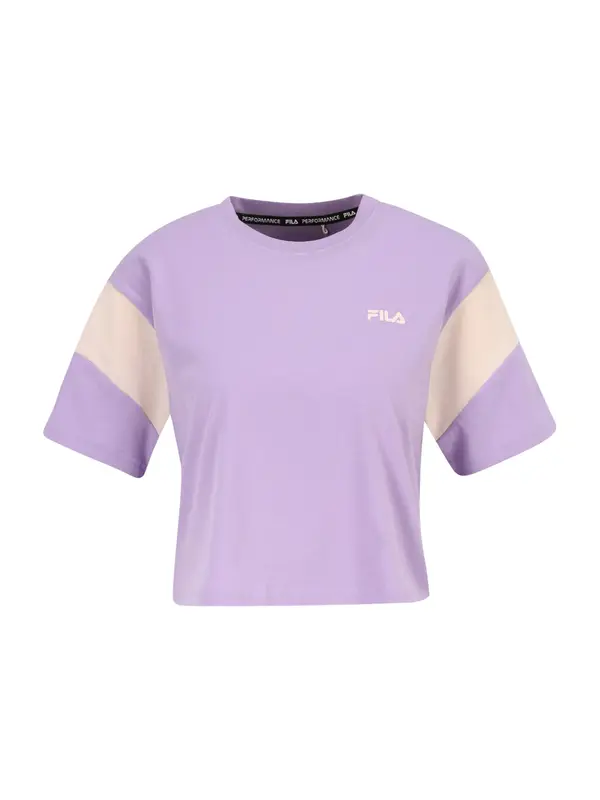 FILA FILA Funkcionalna majica 'Temi'  sivka / volneno bela