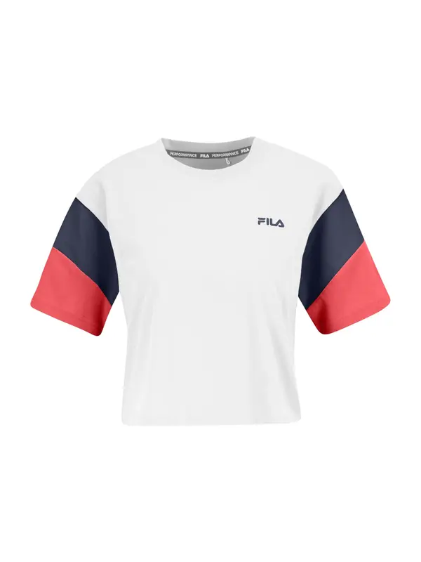 FILA FILA Funkcionalna majica 'TEMI'  temno modra / rdeča / bela