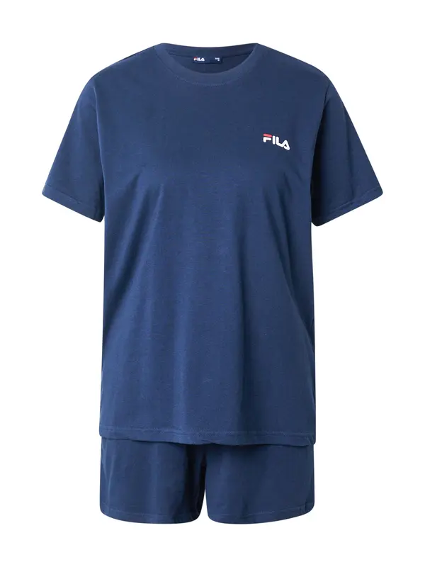 FILA FILA Kratke hlače za spanje  mornarska / bela