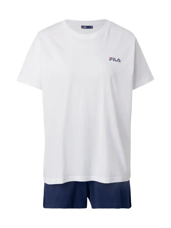 FILA FILA Kratke hlače za spanje  temno modra / rdeča / bela