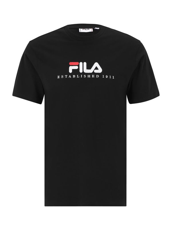 FILA FILA Majica 'BEDBURG'  rdeča / črna / bela