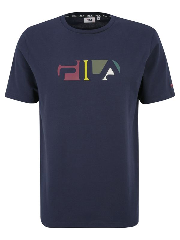 FILA FILA Majica 'BERLING'  temno modra / rumena / rdeča / bela