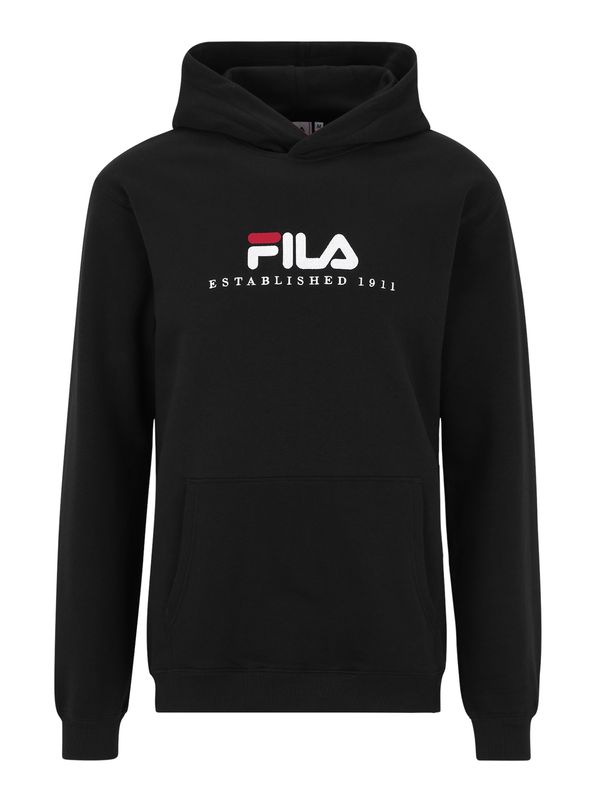 FILA FILA Majica 'BRUNSSUM'  rdeča / črna / bela