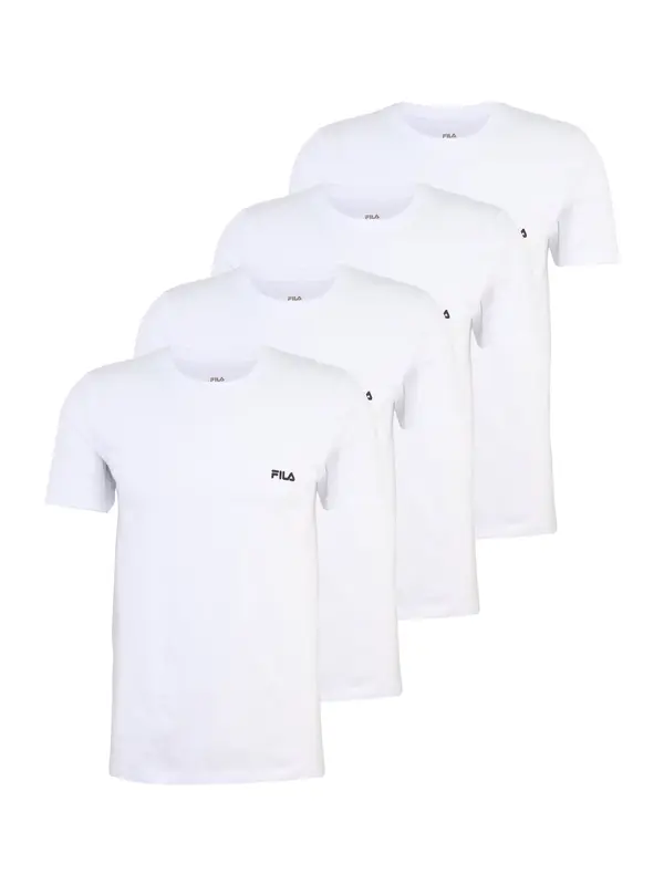 FILA FILA Majica  črna / bela