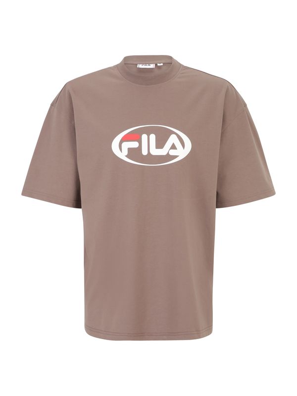 FILA FILA Majica 'LEMOORE'  temno siva / rdeča / bela