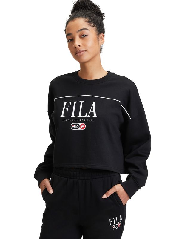 FILA FILA Majica 'LEWISTOWN'  rdeča / črna / bela