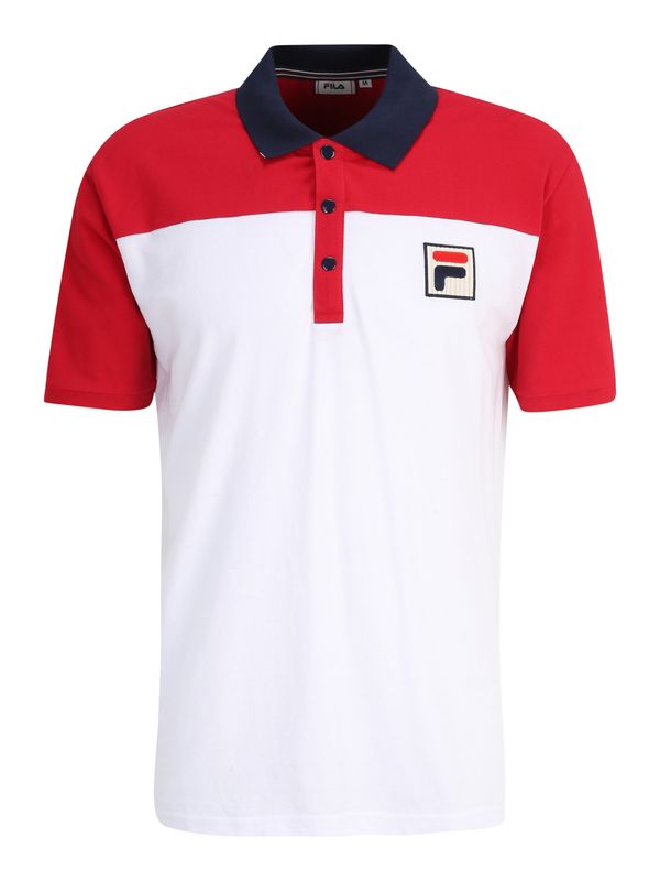 FILA FILA Majica 'LIANSHAN'  mornarska / rdeča / bela