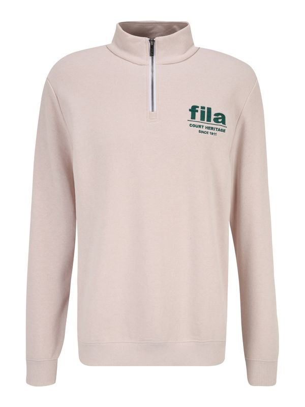 FILA FILA Majica ' LISBON'  bež / temno zelena