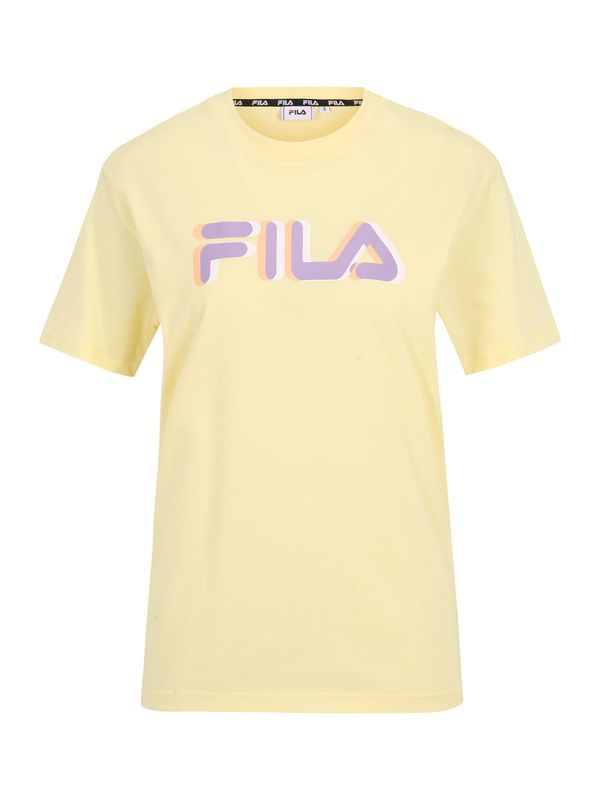 FILA FILA Majica 'LONDRINA'  rumena / lila / oranžna