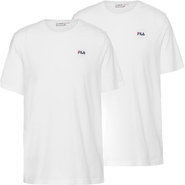 FILA FILA Majica  temno modra / rdeča / off-bela