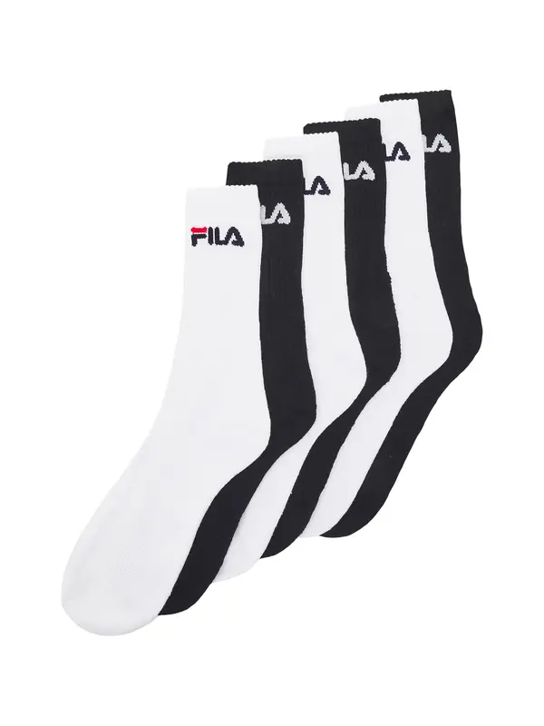 FILA FILA Nogavice  rdeča / črna / bela