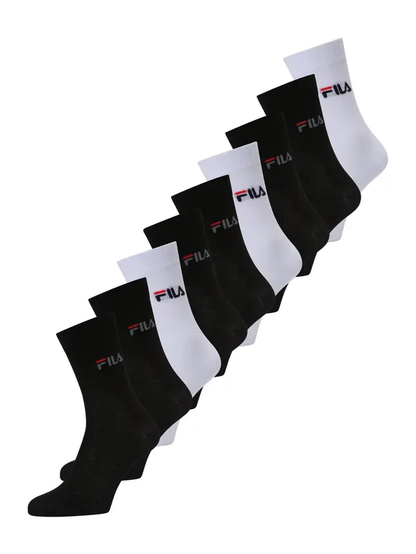 FILA FILA Nogavice  rdeča / črna / bela