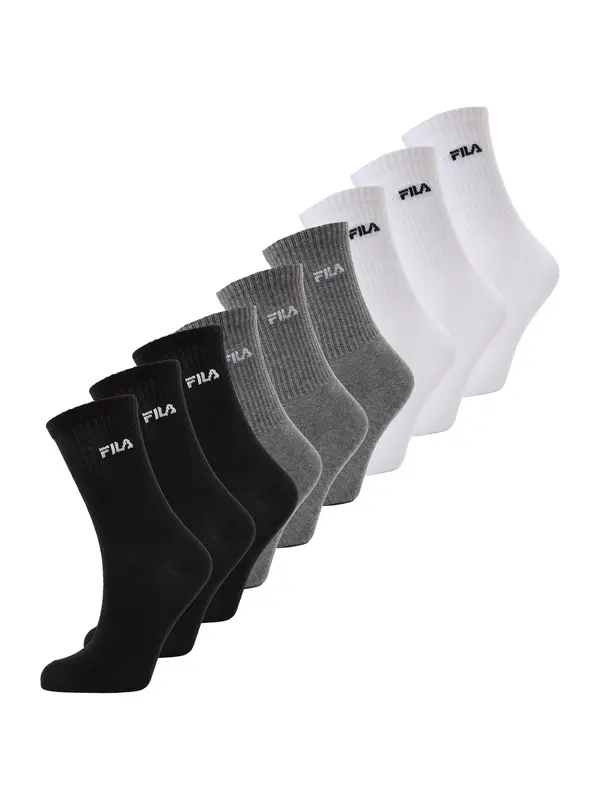FILA FILA Nogavice  temno siva / črna / bela