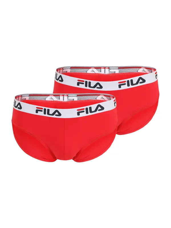 FILA FILA Spodnje hlačke  rdeča / črna / bela