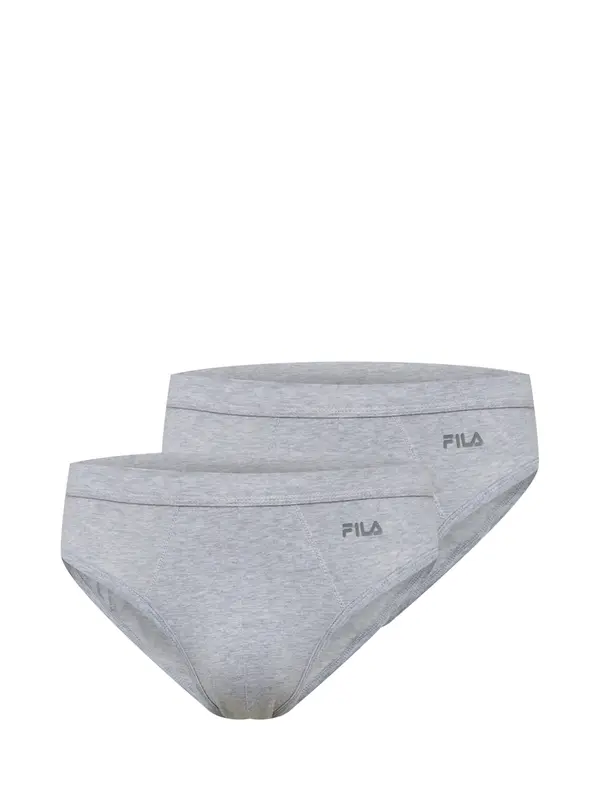 FILA FILA Spodnje hlačke  temno siva / pegasto siva