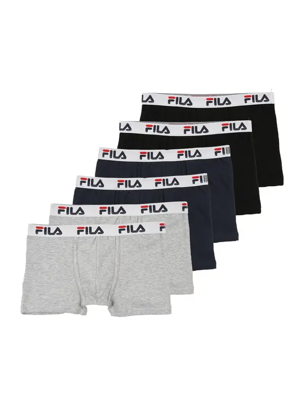 FILA FILA Spodnjice  marine / pegasto siva / črna / bela