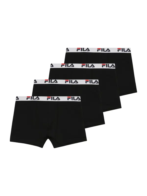 FILA FILA Spodnjice  živo rdeča / črna / off-bela
