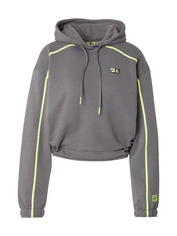 FILA FILA Športna majica 'C64'  temno siva / svetlo zelena / črna / bela