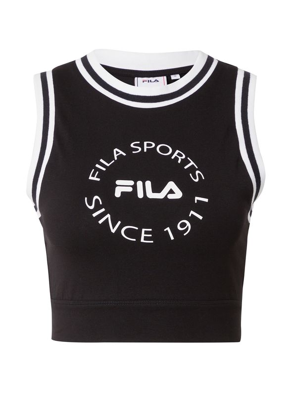 FILA FILA Top 'LEKKI'  črna / bela