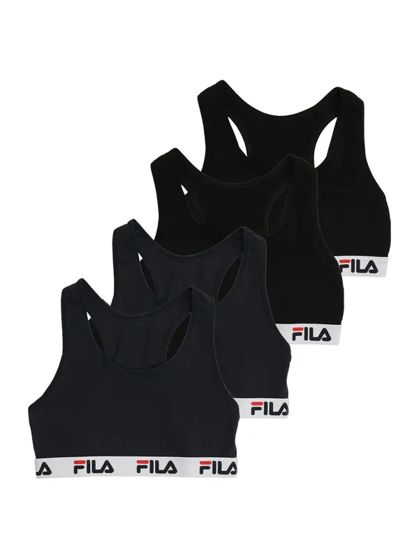FILA FILA Top  nočno modra / svetlo rdeča / črna / bela