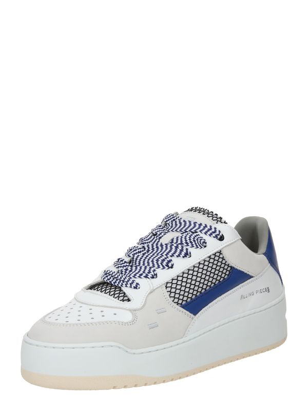 Filling Pieces Filling Pieces Nizke superge 'Avenue Isla'  ecru / kobalt modra / temno siva / bela