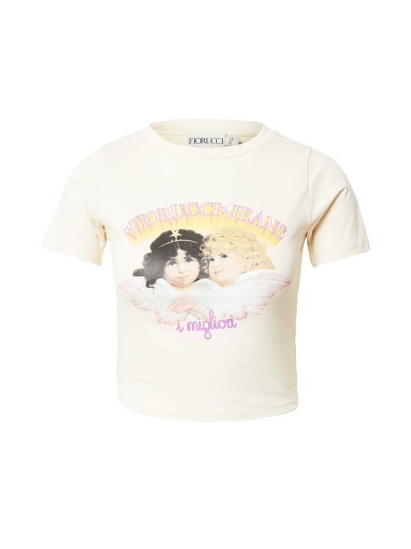 Fiorucci Fiorucci Majica  rumena / lila / črna / bela