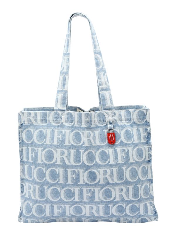 Fiorucci Fiorucci Nakupovalna torba  svetlo modra / bela