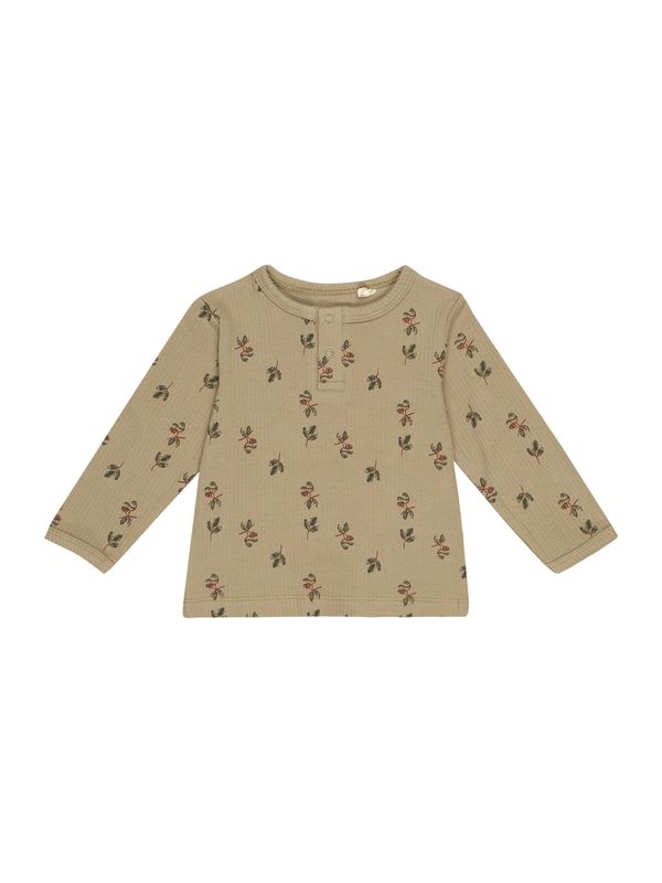 Fixoni Fixoni Majica  kostanj rjava / kaki / temno zelena