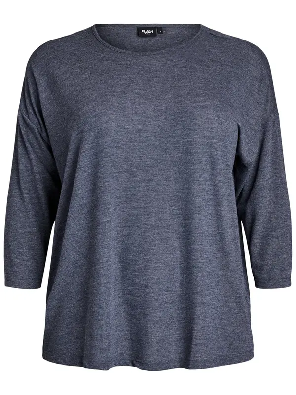 Flash by Zizzi Flash by Zizzi Bluza 'Rosey'  temno siva