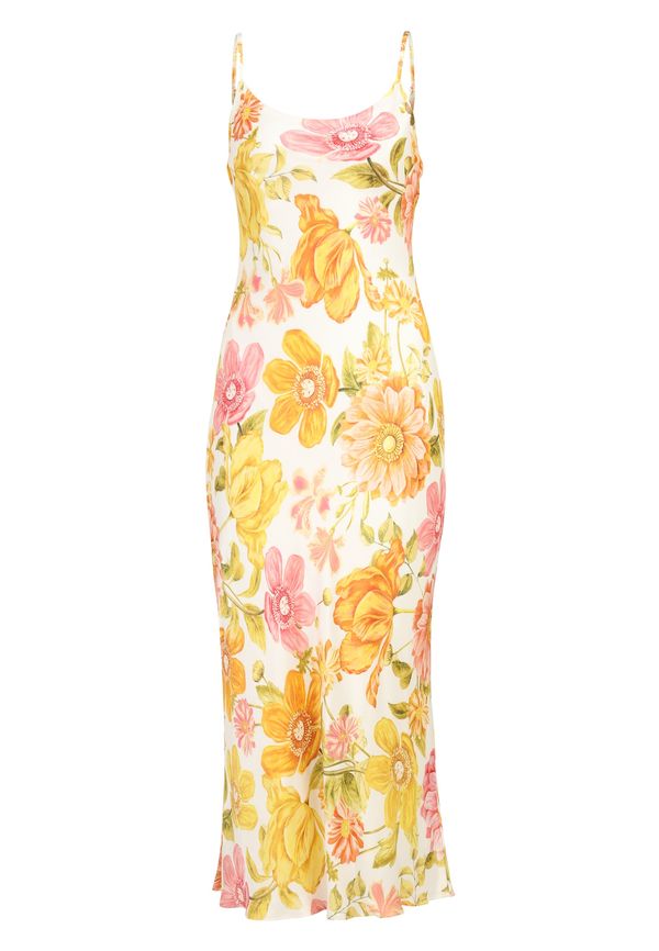 Forever New Petite Forever New Petite Večerna obleka 'Veronica'  zelena / oranžna / roza / bela