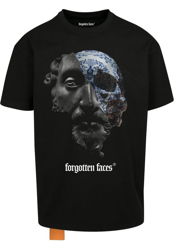 Forgotten Faces Forgotten Faces Majica 'Aurelius'  siva / črna / bela